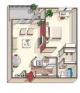 Blade floorplan graphic