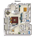 Monaco floorplan graphic