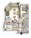 The Saga floorplan graphic