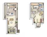 The Artisan Townhome floorplan graphic