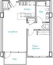 The Beacon floorplan graphic
