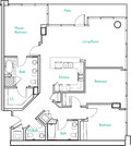 The Warner floorplan graphic