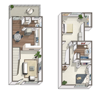 Villa floorplan graphic