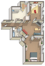 Exeter floorplan graphic