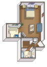 The Georgetown floorplan graphic