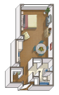 The Adams Mills floorplan graphic