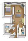 The Rock Creek floorplan graphic