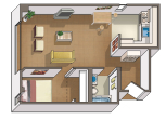 The Potomac floorplan graphic