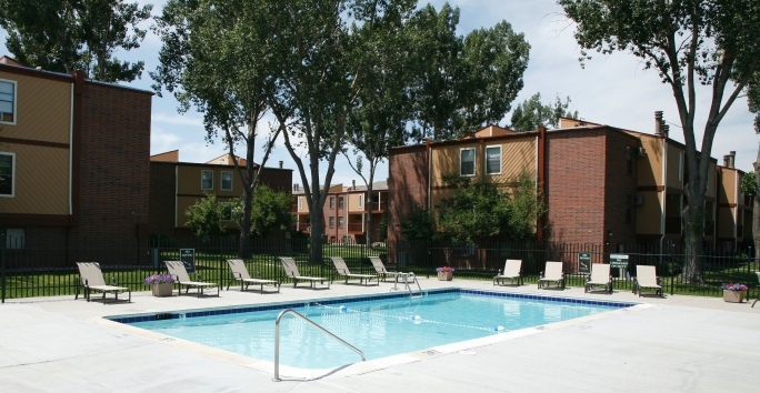 Slideshow image: Cypress Point Apartments Pool Photo