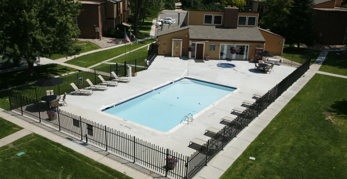 Slideshow image: Cypress Point Apartments Pool Photo